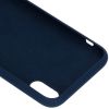 Liquid Silikoncase Blau für das iPhone Xs / X