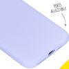 Liquid Silikoncase Lila für das iPhone Xs / X