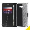Wallet TPU Klapphülle Schwarz für das Samsung Galaxy J4 Plus