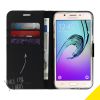 Schwarzes Wallet TPU Klapphülle für das Samsung Galaxy J5 (2016)