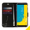 Wallet TPU Klapphülle Schwarz für das Samsung Galaxy J6