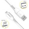 MFI-zertifiziertes Lightning- auf USB-Kabel - 1 m - Weiß
