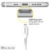 MFI-zertifiziertes Lightning- auf USB-Kabel - 2 m - Weiß