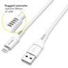 MFI-zertifiziertes Lightning- auf USB-Kabel - 2 m - Weiß