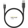 USB-C- auf USB-Kabel - 1 m - Schwarz