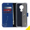 Wallet Softcase Booktype Moto G7 Power - Donkerblauw - Blauw / Blue