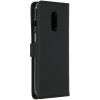Echt Lederen Booktype OnePlus 7 - Zwart - Zwart / Black