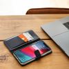 Echt Lederen Booktype OnePlus 7 - Donkerblauw - Donkerblauw / Dark Blue