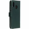 Echtleder Klapphülle Grün für Huawei P20 Lite
