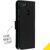 Schwarzes Wallet TPU Klapphülle für das Huawei P Smart