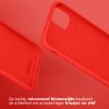 Liquid Silikoncase für das iPhone 13 - Rot