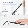 Accezz Smart Silicone Bookcase Samsung Galaxy Tab A7 - Zwart / Schwarz / Black