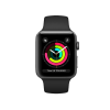 Refurbished Apple Watch Serie 3 | 42mm | Aluminium Spacegrau | Schwarzes Sportarmband | GPS | WiFi