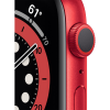 Refurbished Apple Watch Serie 6 | 44mm | Aluminium Rot | Rotes Sportarmband | GPS | WiFi