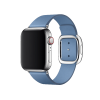 Apple Watch 38/40 mm Uhrenarmband Lederschlaufe Blau