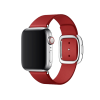 Apple Watch 38/40 mm Uhrenarmband Lederschlaufe Rot