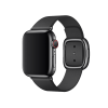 Apple Watch 38/40 mm Lederschlaufe Uhrenarmband Schwarz