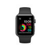 Refurbished Apple Watch Serie 2 | 38mm | Aluminium Spacegrau | Schwarzes Sportarmband | GPS | WiFi