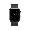 Refurbished Apple Watch Serie 2 | 38mm | Stainless Steel Schwarz | Schwarzes Sportarmband | GPS | WiFi