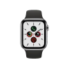 Refurbished Apple Watch Series 5 | 40mm | Titanium Silber | Schwarzes Sportarmband | GPS | WiFi + 4G