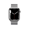 Refurbished Apple Watch Serie 7 | 41mm | Stainless Silber | Silber Milanaiseband | GPS | WiFi + 4G