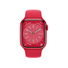 Refurbished Apple Watch Serie 8 | 41mm | Aluminium Rot | Rotes Sportarmband | GPS | WiFi