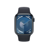 Refurbished Apple Watch Serie 9 | 41mm | Aluminium Mitternacht | Mitternacht Sportarmband S/M | GPS | WiFi