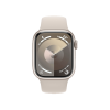 Refurbished Apple Watch Serie 9 | 41mm | Aluminium Polarstern | Polarstern Sportarmband M/L | GPS | WiFi + 4G