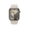 Refurbished Apple Watch Serie 9 | 41mm | Aluminium Polarstern | Polarstern Sportarmband S/M | GPS | WiFi