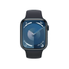 Refurbished Apple Watch Serie 9 | 45mm | Aluminium Mitternacht | Mitternacht Sportarmband S/M | GPS | WiFi