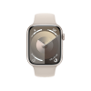 Refurbished Apple Watch Serie 9 | 45mm | Aluminium Polarstern | Polarstern Sportarmband M/L | GPS | WiFi + 4G