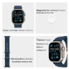 Refurbished Apple Watch Ultra | 49mm | Titan | Blau Ocean Band | GPS | WiFi + 4G