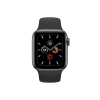 Refurbished Apple Watch Serie 5 | 44mm | Aluminium Spacegrau | Schwarzes Sportarmband | GPS | WiFi