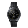 Galaxy Watch | 42 | Edelstahlgehäuse schwarz | Schwarzes Lederband | GPS | WLAN + 4G