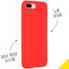 Liquid Silikoncase Schwarz für das iPhone 8 Plus / 7 Plus - Rot