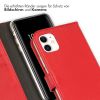 Echtleder Klapphülle Rot für das iPhone 11