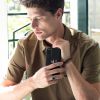 Vayu Vegan Lederen Backcover iPhone 11 - Zwart - Zwart / Black