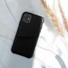 Vayu Vegan Lederen Backcover iPhone 11 - Zwart - Zwart / Black