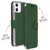 Xtreme Wallet Booktype iPhone 11 - Donkergroen - Donkergroen / Dark Green
