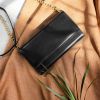 Selencia Eny Uitneembare Vegan Lederen Clutch iPhone 11 Pro - Zwart / Schwarz / Black