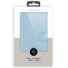 Echtleder Klapphülle für das iPhone 12 Mini - Hellblau