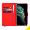 Wallet TPU Klapphülle für das iPhone 12 (Pro) - Rot