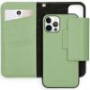 Llyr 2-in-1 Uitneembare Slang Bookcase iPhone 12 (Pro) - Groen / Green