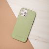 Selencia Gaia Slang Backcover iPhone 12 (Pro) - Groen / Grün  / Green