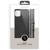 Aina Slang Hoesje met koord iPhone 12 (Pro) - Zwart - Zwart / Black