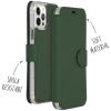 Xtreme Wallet Klapphülle für das iPhone 12 (Pro) - Dunkelgrün