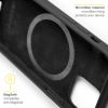 Accezz Liquid Silicone Backcover met MagSafe iPhone 12 Mini - Zwart / Schwarz / Black