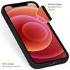 Accezz Liquid Silicone Backcover met MagSafe iPhone 12 Mini - Zwart / Schwarz / Black