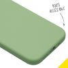 Liquid Silikoncase für das iPhone 12 (Pro) - Grün