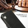 Echtleder Klapphülle Schwarz für das iPhone Xr